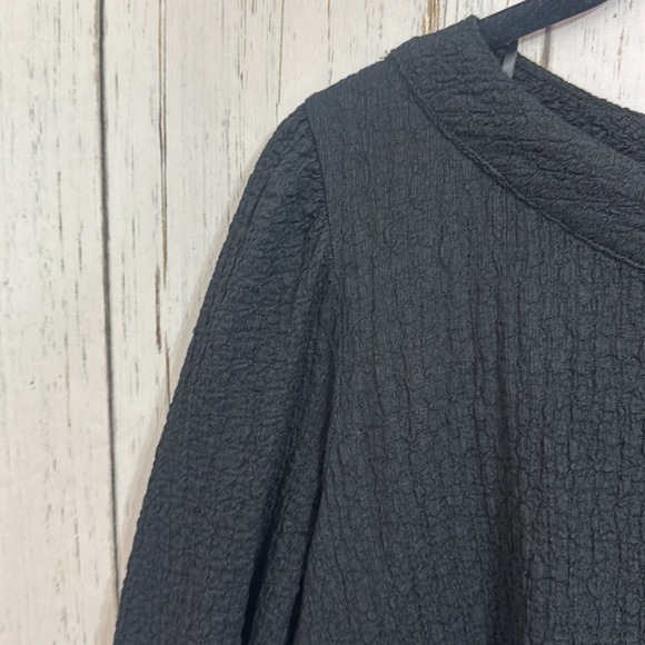 NWT Rhea & Thea Black Textured Dress - Picture 2 of 11